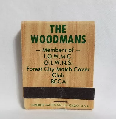 Vintage The Woodmans Matchbook Collector Group Club Beer Advertising Full • $12.99