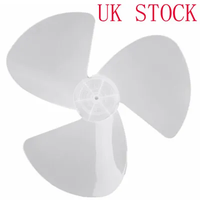 16inch Plastic 3 Leaves Stand Pedestal Table Fanner Fan Blades W/Nut Replacement • £9.99