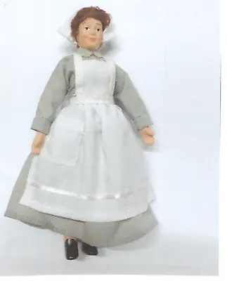 DOLLS HOUSE DOLL 1/12th SCALE  VICTORIAN/EDWARDIAN COOK • £14.75