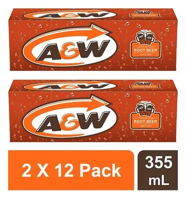 A&W ‎Root Beer 12oz Drink - 24 Pack • £109.99