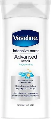 Vaseline Intensive Care Advance Repair Fragrance Free 400 Ml • £6.72