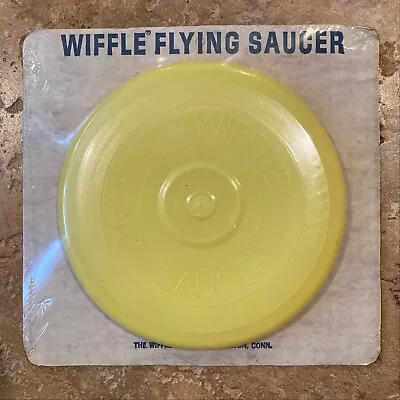 Vintage Wiffle Flying Saucer - New In Package Circa 1970s.  • $12