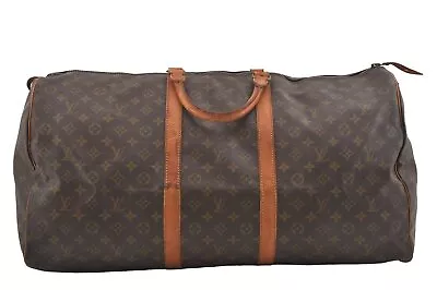 Authentic Louis Vuitton Monogram Keepall 60 Travel Boston Bag Old Model LV 1633J • £326.22