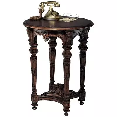 Design Toscano Louis XIV Mahogany Side Table • $712.50