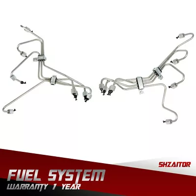 Set Of 8 Fuel Injection Lines For Ford F-Series 6.9L 7.3L IDI Diesel 1983-1994 • $55.61