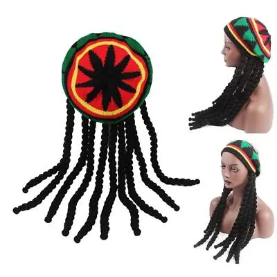 Novelty Reggae Jamaican Fancy Dress Hat With Dreadlocks   Costume • $21.52