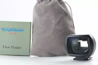 【MINT In BOX Pouch】 Voigtlander 40mm Black Plastic Viewfinder Bessa From JAPAN • $228.98