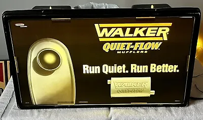 Vintage Walker Quiet Flow Muffler Dealer Advertising Lighted Sign Auto Shop  • $50