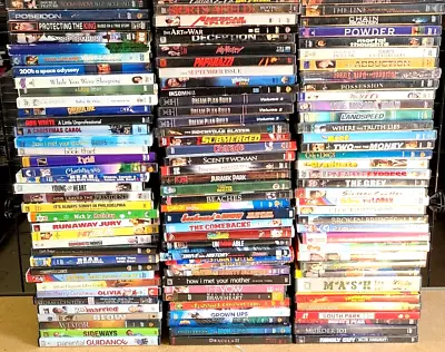 Wholesale Lot Of 50 Used VG Movie DVDs Assorted Bulk Bundle Free Shipping! • $27.98