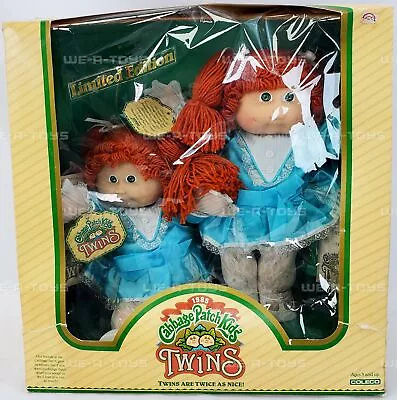 Cabbage Patch Kids Redhead Twins Limited Edition 1985 Coleco 3901 NRFB • $299.95