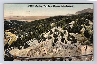 Butte MT-Montana Harding Way Antique Vintage C1946 Postcard • $7.99