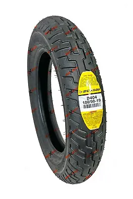 Dunlop 100/90-19 Front Motorcycle Tire D404 100/90B19 100 90 19 45605397 • $96.99