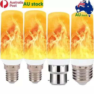 E12/E14/E27/B22 5W LED Flickering Fire Effect Bulb Decor Light Flame Lamp Bulb • $25.49