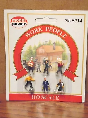 Model Power Work People Ho Scale Figures • $9.98