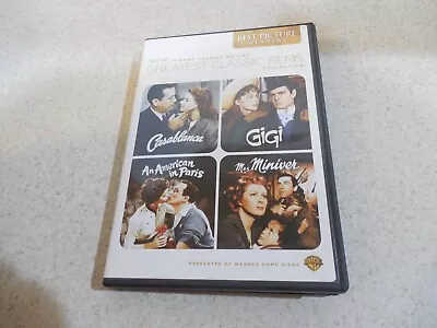 TCM Best Picture Winners Casablanca Gigi  Mrs. Miniver American Paris DVD • $7.99