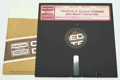 Radio Shack TRS-80 TRSDOS-II Computer TRSDOS 8  Diskette And Basic Interpreter • $25.99