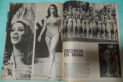 MAG#367 PERU 1968 Martha Vasconcellos Miss Universe 1968 CHE UFO HUNTER IN LIMA • $34.99