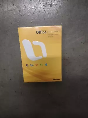 Microsoft MS Office Mac 2008 Home Student Edition - New - Sealed Box • $25