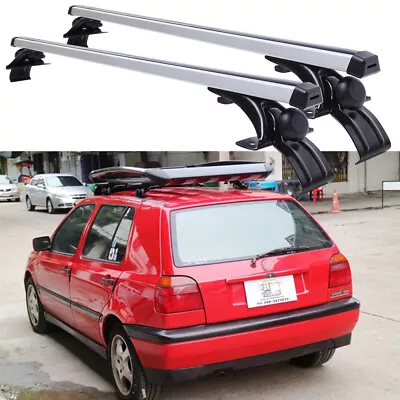$143.90 • Buy For VOLKSWAGEN GOLF GL 48  Car Top Roof Rack Cross Bar Luggage Carrier Aluminum