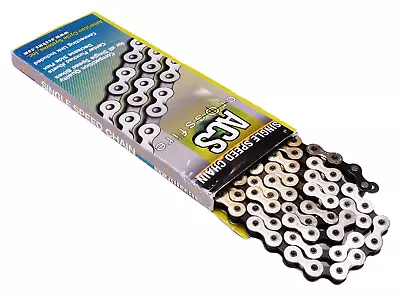 ACS Crossfire BMX Bicycle Chain 1/2  X 1/8  X 106L - BLACK/NICKEL • $22.99