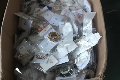 Lot 35 Pieces ALL Brand Untested 500+Mix And Match Vintage Now Bulk Jewelry S • $25.19