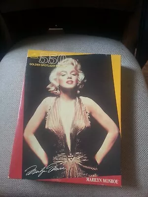 Marilyn Monroe Jigsaw Puzzle NEW SEALED  550 Piece Golden Spotlight #5291 • $15.99