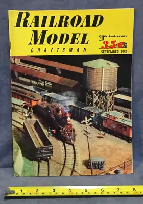 Railroad Model Craftsman September 1953 20th Anniversary • $8