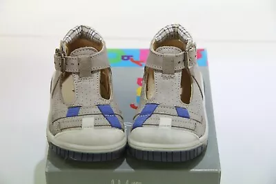 Babybotte 'savane'  Boys Childs Leather Shoes Size Uk 4 Eu 20 • £10