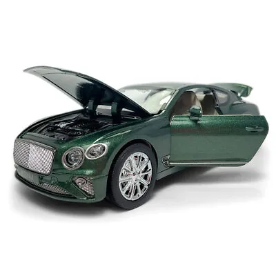 1:24 Bentley Continental GT Model Car Diecast Toys For Boys Kids Gift Green • $54.16