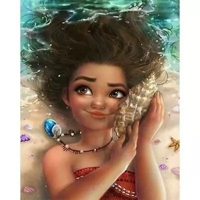 $12.55 • Buy SALE....aus Stock.DIY 5D DIAMOND PAINTING KIT~MOANA~ FULL  DRILL.40x30cm
