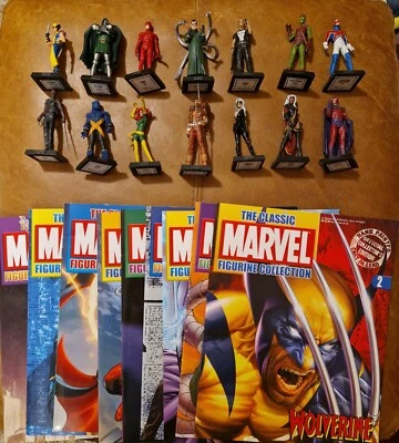 £30 • Buy Eaglemoss Marvel Lead Figures And Magazines Comics Graphic Novels Bundle