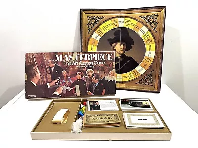 Vintage 1970 Masterpiece The Art Auction Board Game Parker Bros ~ 1 Card Missing • $15