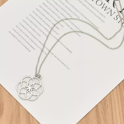 Mandala Flower Of Life Necklace Amulet Sacred Geometry Charm Pendant Jewelry Hot • $1.52