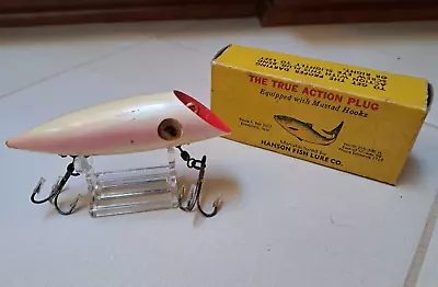 Vintage Hanson Salmon Plug In Correct Box - Size 4 Pink Pearl • $11