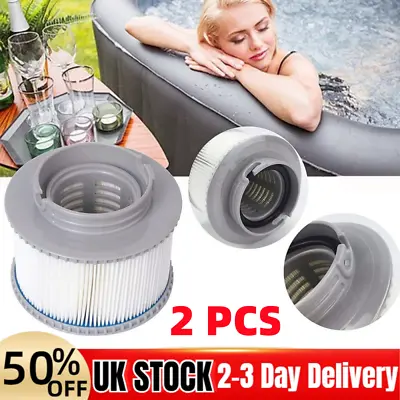 2Pcs Mspa Hot Tubs Replacement Filter Cartridges Accessories All Models B0302949 • £10.89