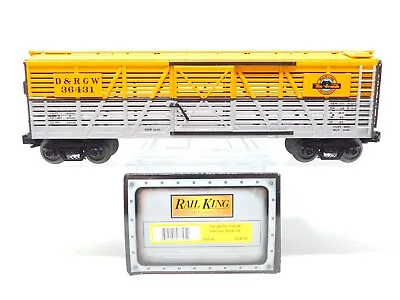 O Gauge 3-Rail MTH Rail King Die Cast 30-8705 D&RGW Rio Grande Stock Car #36431 • $69.95