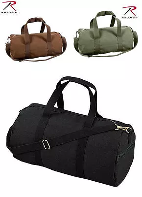 Rothco Solid Color  19-Inch  Canvas Sports Gym Shoulder Duffle Bag • $21.99