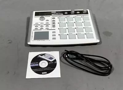 Korg KPC-1 PadKONTROL MIDI Studio Controller Software & USB Cable White • $109.95