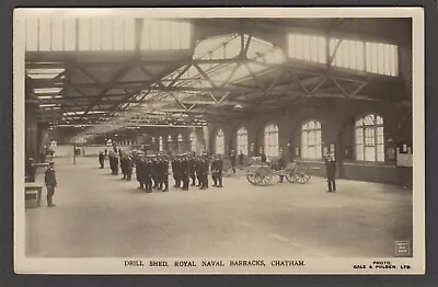 Postcard Chatham Kent The Drill Shed Of Royal Naval Barracks Navy Shipping RP • £6.99