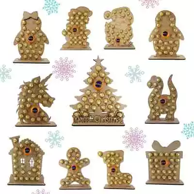 OVER 40 DESIGNS Christmas Advent Calendar Holds Ferrero Rocher Chocolates Gift   • £11.99