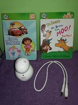 LeapFrog Tag Junior Leap Reader And Connect Cable And 2 Books Dora • £19.99