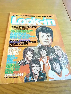 Look-In Magazine Nov 22nd 1975 Bay City Rollers Poster • £15