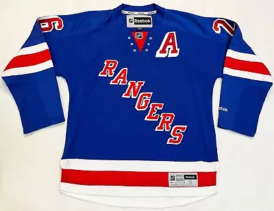 Reebok Premier New York Rangers ST LOUIS #26 NHL Hockey Jersey Adult S Blue Sewn • $49.95