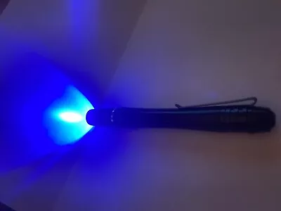 £5.95 • Buy Glue And Resin Curing /hardening - PEN SHAPE UV TORCH Free Batteries 395NM
