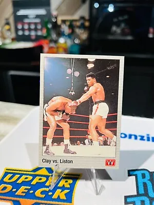 1991 All World AW Sports Muhammad Ali Vs. Sonny Liston #146 Boxing Card HOF • $6