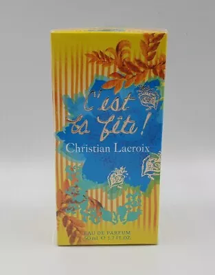 Christian Lacroix C'est La Fete Eau De Parfum 50ml New Sealed DISCONTINUED. • £50