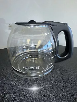 Mr. Coffee 12 Cup Replacement Glass Carafe Black Coffee Pot Excellent Condition • $17.99