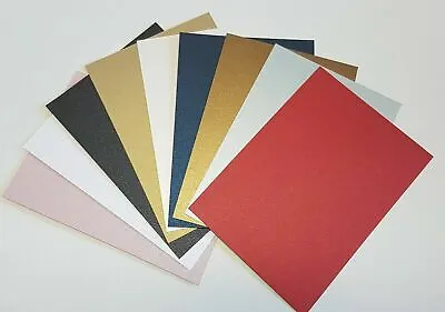 £2.95 • Buy Pearl, Pearlescent, Pearlised PAPER, 125gsm, Choose Colour, Qty And Size