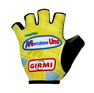 Team Mercatone Uno Marco Pantani Cycling Gloves Shockproof Gel Pa • $23.99