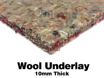 10mm Thick Carpet Underlay - Superb Heat Insulation & Acoustic Proofing - Cheap • £40